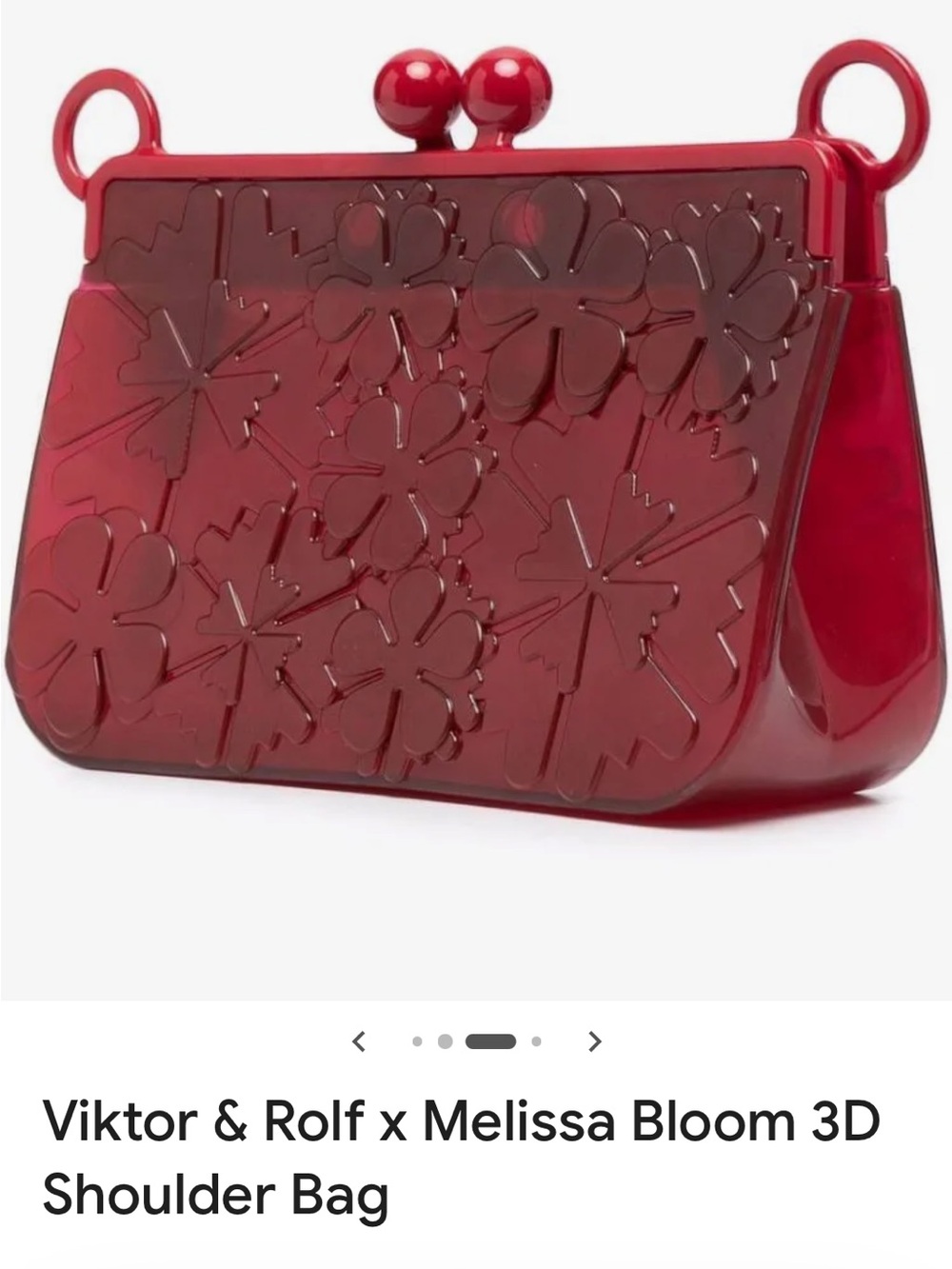 Viktor & Rolf x Melissa Bloom 3D
Shoulder Bag and Floral Jelly Sandals Set - Picture 6 of 9